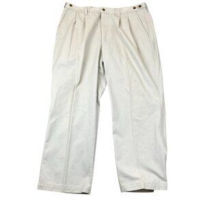 Dockers Mens Twill Pants 42x30 Relaxed Fit No Wrinkle Vintage Sep 1999